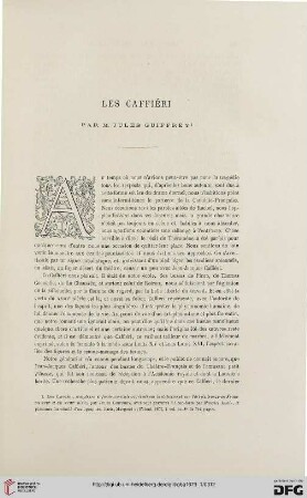 2. Pér. 19.1879: Guiffrey, Jules, Les Caffiéri : [Rezension]