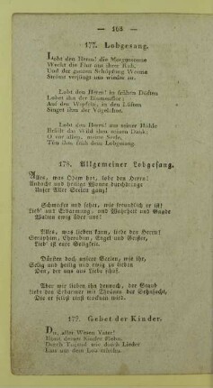 177. Lobgesang