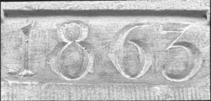 Jahreszahl 1863 in Molsheim