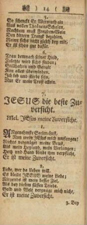 7. Jesus die beste Zuversicht