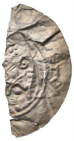 Fundmünze, Brakteat, 1242 - 1272