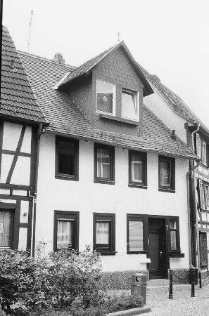 Wohnhaus, Fachwerk; Gelnhausen, Obere Haitzer Gasse 7