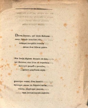 Viro praenobilissimo, excellentissimo et consultissimo Ioanni Iacobo de Mühlenfels, doctori utriusque iuris ... quum die XXIII. mensis Decembris anni MDCCCXXIII quinquaginta in iure dicendo et iudiciis ordinandis annos complevisset, ob transactum vitae amplissimum stadium gratulatur et plurimos insuper annos prosperrima valetudine peragendos adprecatur literarum universitas Grypisvaldensis