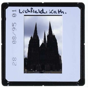 Lichfield, Kathedrale : Westfassade