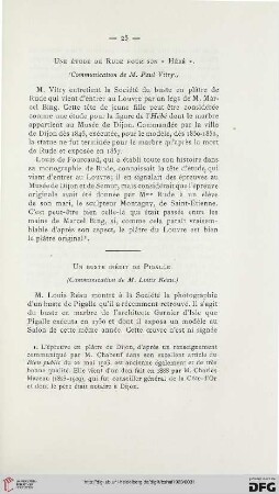 Une étude de Rude pour son "Hébé"