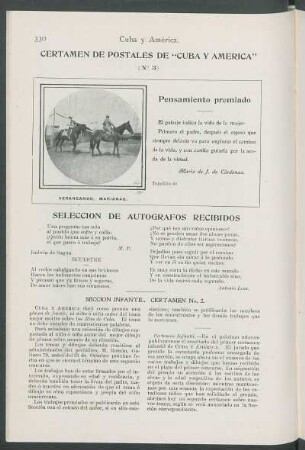 Certamen de postales de "Cuba y América." : (N°. 3)