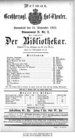 Der Bibliothekar