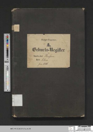 Geburtsregister Booßen 1896