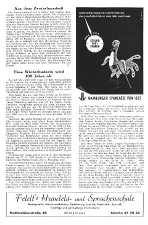 Eine Winterhuderin wird 100 Jahre alt