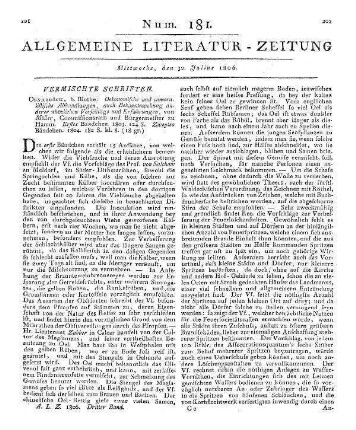 [Hegner, U.]: Auch ich war in Paris. Bd. 1-3. Winterthur: Steiner 1803-04
