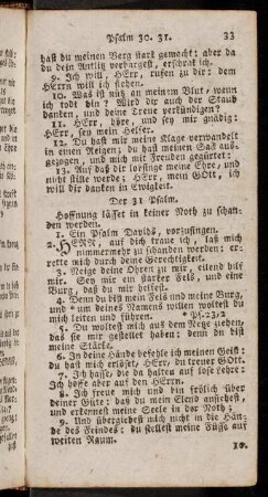 33-49, Psalm 31 - 40.