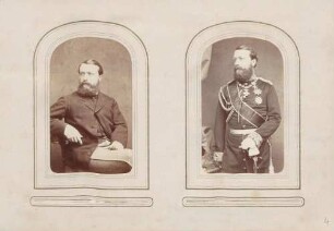 links: Großherzog Friedrich I. rechts: Großherzog Friedrich I.