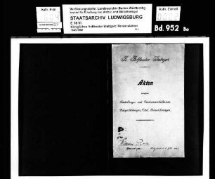 Rode, Wilhelm (*17.02.1887 in Hannover); Kammersänger; ausgesch.: 1922