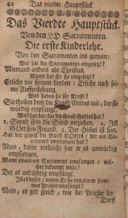 Das vierdte Hauptstück.