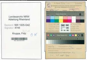 Entnazifizierung Fritz Kruppa , geb. 08.05.1904 (Schlosser)