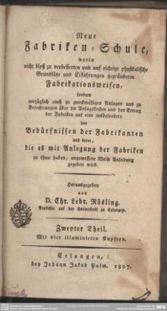 2: Ueber ... Stanniolschlägerey ... ferner über Hammerwerke mit Schwanzhämmern ...