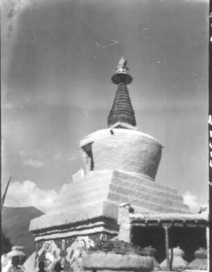Indien. Kashmir. Ladakh. Industal bei Leh. Dschangtschub (Erleuchtungschörte) beim Kloster Spituk