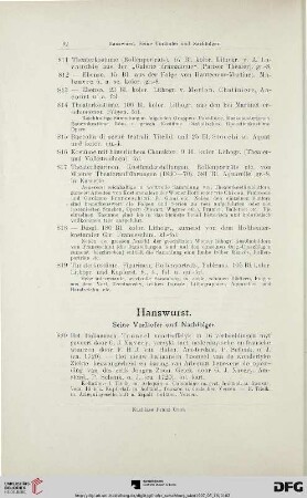 Hanswurst (Nr. 820-894)