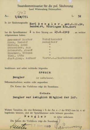Dengler, Karl