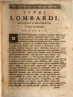 Sententiarum libri IV
