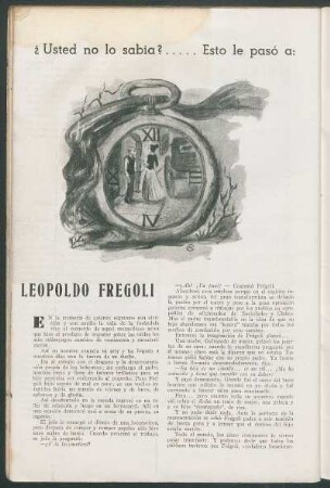 ¿Usted no lo sabia?.....Esto le pasó a: Leopoldo Frégoli