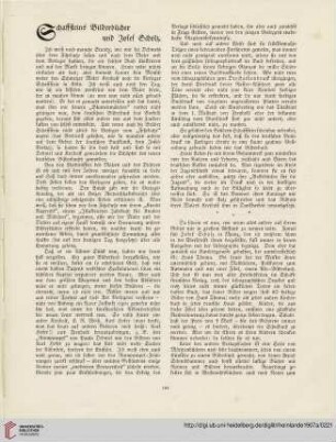 14: Schaffsteins Bilderbücher und Josef Scholz