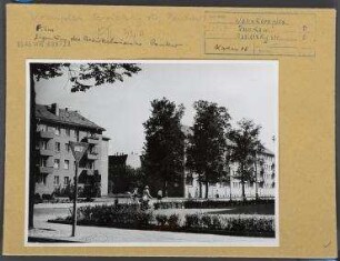Wohnkomplex. Berlin, Pankow, Ossietzkystraße (vor 1948 Schloßstraße)