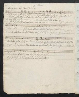 Tenor, Ruh sanft des