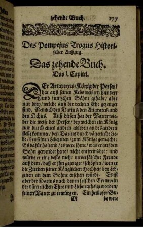 Das zehende Buch.