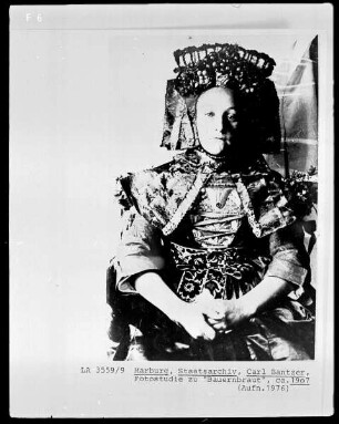 Fotostudie zu "Bauernbraut"