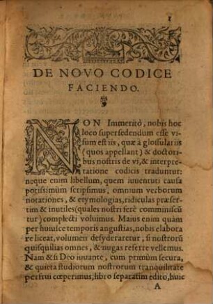 In omnes Titulos novem primorum librorum Codicis Justiniani ... explicationes