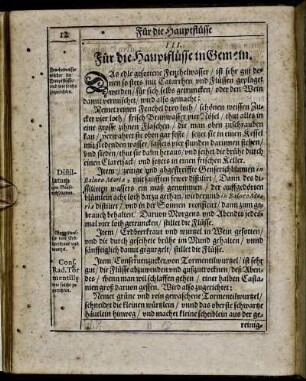 III. Für die Hauptflüsse in Gemein.