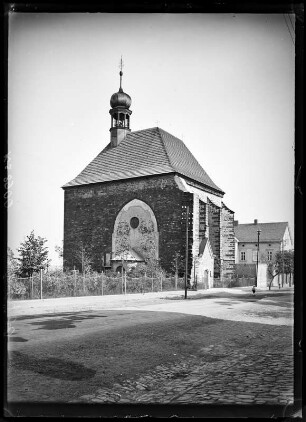 Komotau (Chomutov/Tschechische Republik).Barbara-Kirche in Oberdorf