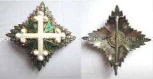 Ritteroden der Heiligen Mauritius und Lazarus, Bruststern der Großoffiziere, Königreich Italien