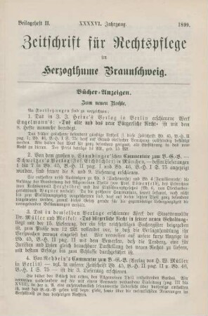 Beilageheft II