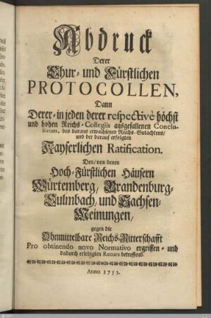 Protocolle