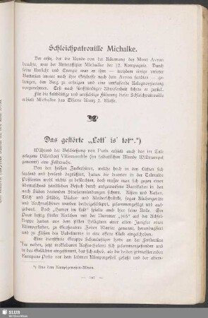 Das gestörte "Lott is' tot"