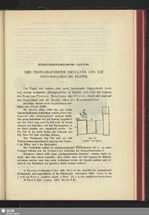 Fünfundzwanzigstes Capitel. Der photographische Revolver und die photographische Flinte