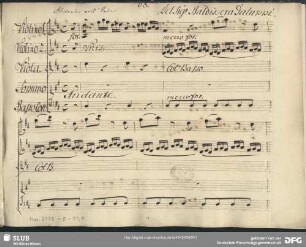 Artaserse. Excerpts - Mus.2973-F-31,8 : S, strings, bc