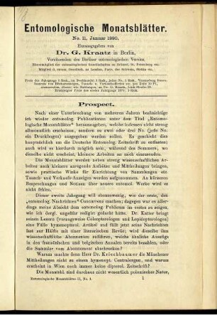 No. 11, Januar 1880