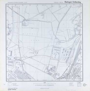 Ratingen, Volkarday, Deutsche Grundkarte, Blatt 32