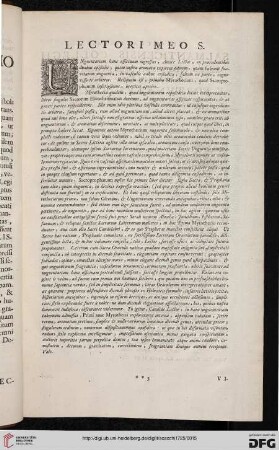 Lectori Meo S.