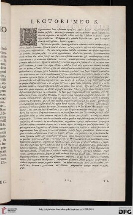 Lectori Meo S.