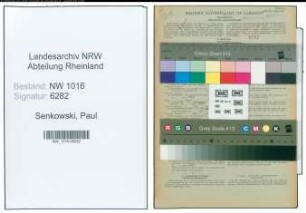 Entnazifizierung Paul Senkowski , geb. 14.08.1900 (Zollsekretaer)