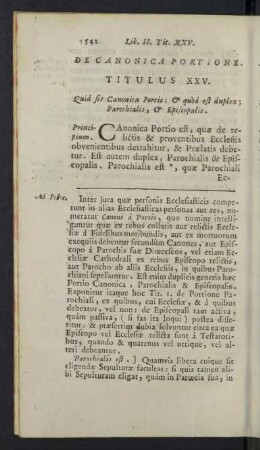 Titulus XXV. - XXVIII.