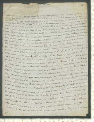 Brief von Marie-Anne Chamisso  und Hippolyte de Chamisso an Adelbert von Chamisso