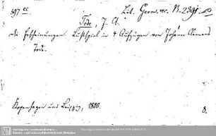 Literatura Germanica recentior B 2391: Literatura Germanica recentior B 2391