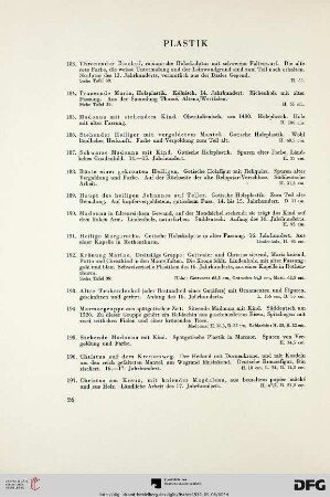 Plastik (Nr. 183-197)