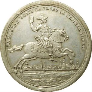 Kurfürst Friedrich August I. - Rückkehr des Fürsten nach Sachsen während der Leipziger Jubilatemesse