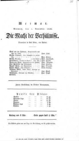 Die Macht der Verhältnisse